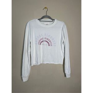 Spiritual Gangster Cropped Crewneck Sweatshirt Sz M